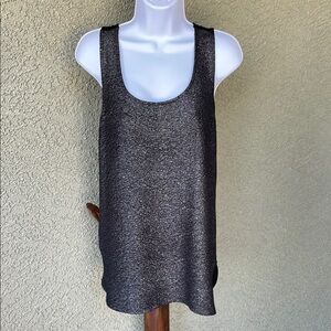 No.198 Cupio Black Sleeveless Tank Top Relaxed Fit Size Large